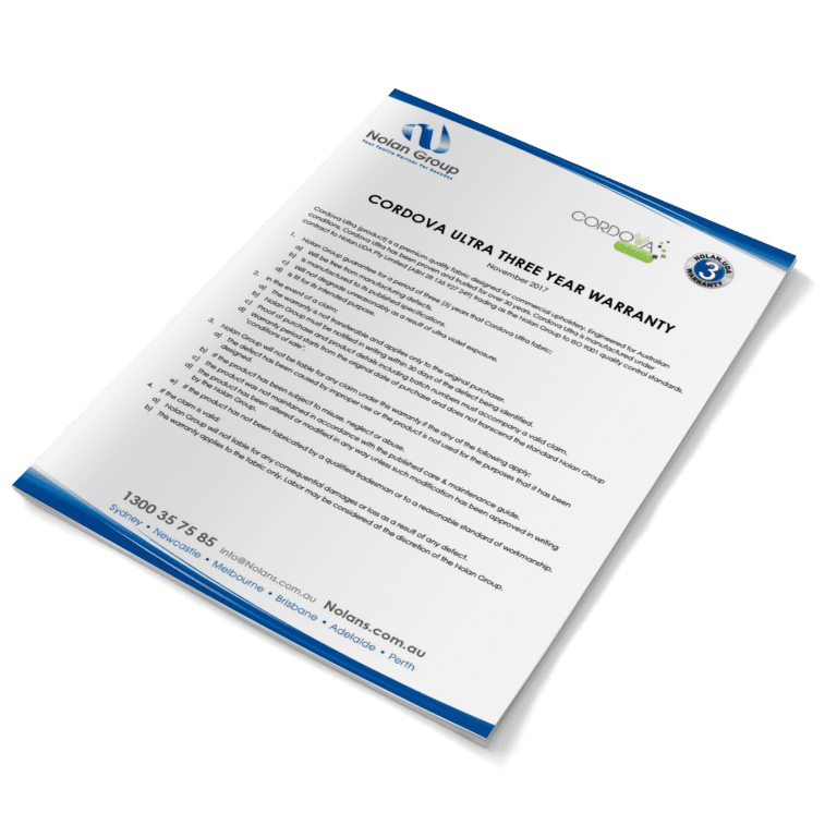 Cordova Ultra Warranty