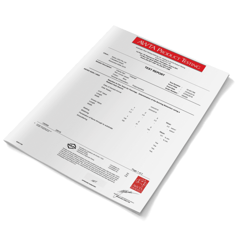 Hobnail CRF test result
