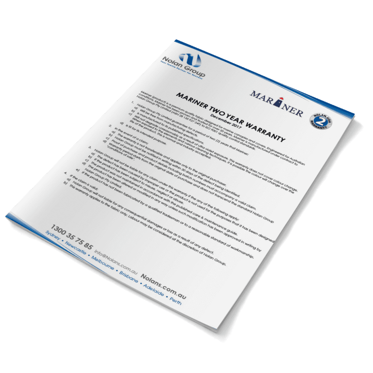 Mariner Boat Hooding Warranty