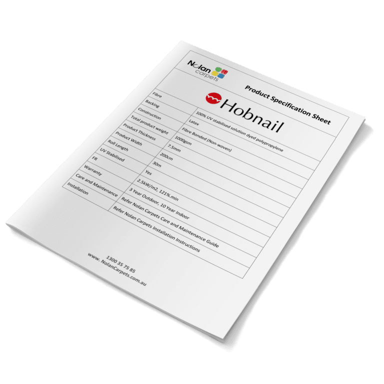 Hobnail product specification