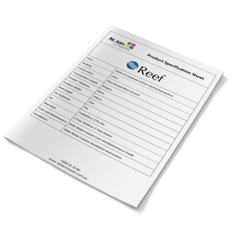 Reef Product Specifications