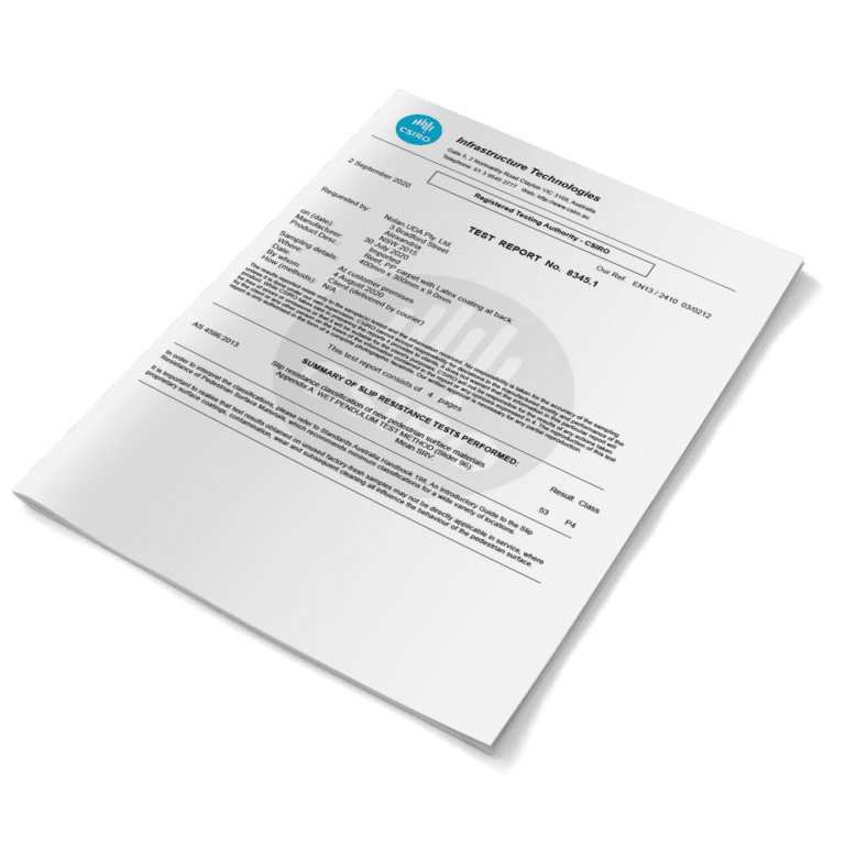 Reef Slip Resistance