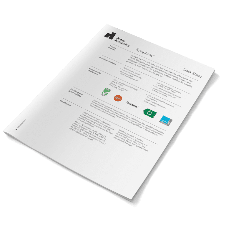 Symphony® data sheet