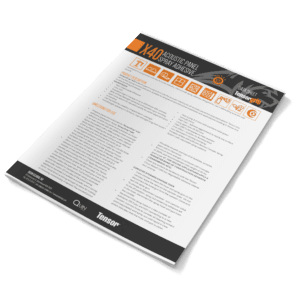 Tensorgrip® X40 technical data sheet