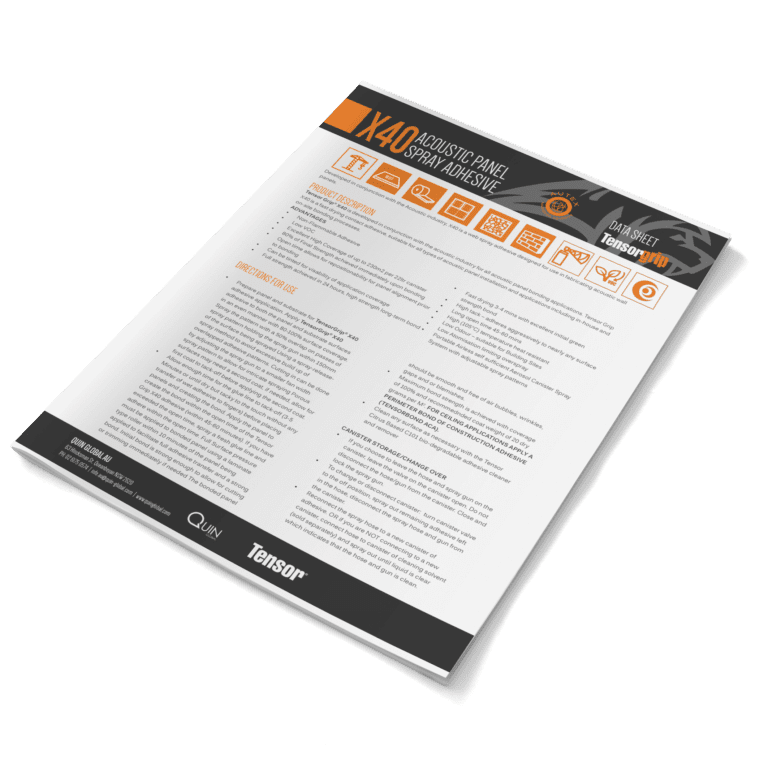 Tensorgrip® X40 technical data sheet