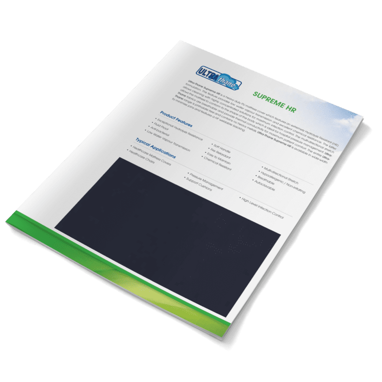 Ultra-Thane Supreme HR sample card