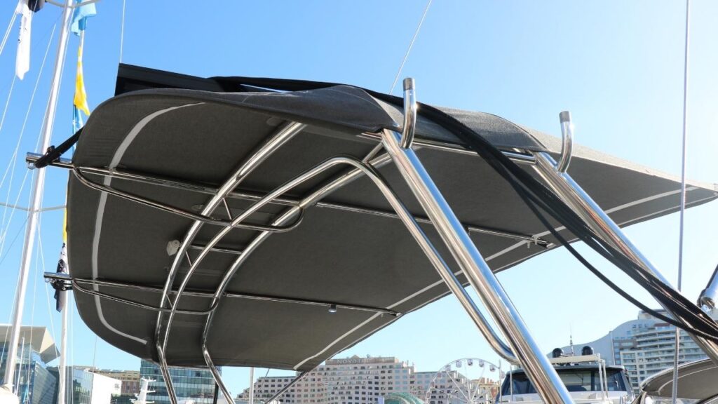 sunbrella brand marine canvas bimini tweed