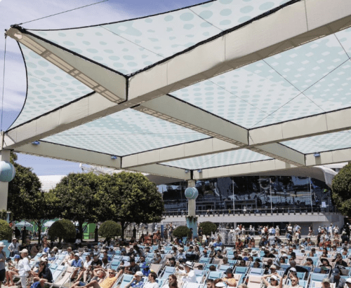 STA 2024 Awards PolyFX shade cloth
